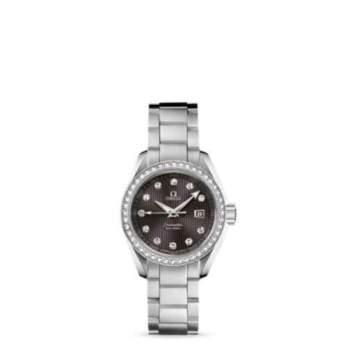 Omega Seamaster Aqua Terra 150M Quartz 30 Stainless Steel / Diamond / Grey / Bracelet